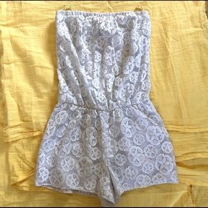 Lilly Pulitzer Sandollar Lace Lilah Romper